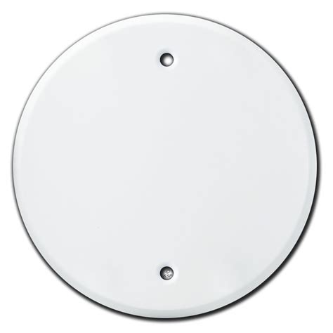 round electrical box cover with outlet|round blank electrical cover plates.